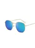 Vintage Metal Men Sunglasses Brandontwerper Sun Glasse Vrouwelijke klassieke rij -brillen UV400 de Sol Masculino 240417