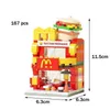 Transformation toys Robots DIY Building Store Street View Food House Building Block Kit Girl Brick Classic Movie Model Childrens ToysL2404