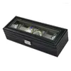 Bekijk dozen Zuidoost-Azië Black Box 6-cijferige opbergdisplay houten transparante raamverpakking premium editie