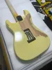 Heavy Worn Relic Cream Over Sunburst Electric Guitar Alder Body Maple Neck Rosewood Fingerboard Aged Hardware Nitro Lacquer Finish Vintage Tuners