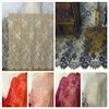 /Lot 12Colors kan välja 150 cm bred ögonfransspetstyg bröllopsklänning DIY Flower Craft Clothing Kjol Material 240417