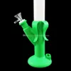 boutique fumée accessoire de fumée cigarette flexible à eau chaude pipe à eau tabac pour fumer des tuyaux en verre shiha hookah silicone avec bol en verre cire 2 couleurs