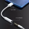 2024 Novo tipo de fone de ouvido do tipo C 3.5 USB C a 3,5 mm Cabo de áudio adaptador AUX para Huawei V30 Mate 20 P30 Pro Xiaomi Mi 10 9 Para Huawei