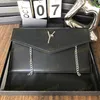 10A سلسلة Uptown Bag Envelope Bag Bag Women Handine Leather Handbag Men Men Clutch Classic Wallet Wallet Sady Chain Bag Bags Conder With Box