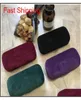 New Bee Glasses Box Color Suede Sunglasses Case Brand Red Green Sunglasses Bag Cloth 4 Colors 4P7Y83157727