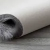 Tapis rond tapis de fourrure pour chambre salon plancher terre baisse.