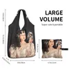 Borse da stoccaggio Stampato The Magic Crystal Tote Shopping Shopper portatile Shopper Labyrinth Movie Sarah Handbag