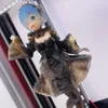 Anime Manga Glazovin Original Authentic BP Re Life in a Different World from Zero 22cm Rem with Black Dress PVC Figure Model Doll Toys for GirL2404