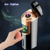 Creative Infrared Induction Switch Double Arc Lighter USB Rechargeable Electric Cigarette Lighter Custom