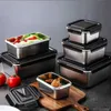 Bento -dozen Beeman roestvrijstalen voedselopslagcontainer lunchbox met verzegelde deksel bevroren bestek oven picknick veiligheid Q240427