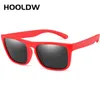 Gafas de sol de niños Hooldw Square Silicona Niños flexibles Niños Polarizados Gasos Sol Guertas para niños UV400 Baby Shades Eyewear 240416