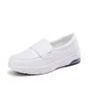 Casual Shoes White Loafers Women Leather Woman Platform Sneakers Black Slip On för 2024 Zapatillas de Mujer