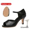 Dansschoenen swdzm latin vrouw dames ballroom dansen aanpasbare hakken pu dames salsa voor meisjes