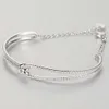 Designer Swarovskis Gioielli di alta qualità Romantico Diamond Kink Bracciale Femmina Swarovski Element Crystal Knot Bracciale Femmina