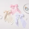 NUOVO CAMBY CAMDY BASCHIO CAPPAGGIO BASCHIO DELLA PACCIA DELLE DONNE DOLCE DONNE Streamer Hairpin per ragazze Accessori per clip a testa di bows lunghi