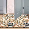 Carpets 3D Corridor de fleurs imprimées Small Carpet Cuisine Mat de sol sans glissement utilisé dans le salon Porte d'entrée de salle de bain Home Decoration Tapis