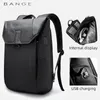 Backpack BANGE Unique Men Anti Theft Waterproof Laptop 15.6 Inch Daily Work Business School Back Pack Mochila For Women