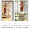 Decorative Figurines Bamboo Wind Chimes Bell Garden Hanging Home Decoration Pendant Creative Vintage