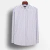 Camisas de vestido masculinas Marca masculina Button Down Men Men Manga Longa Camisa Formal de Bamboo Designer de moda de fibra de bambu