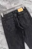 2024 Spring Automn broderie Lettre imprimé jeans Men's Jeans Ripped Light Washed Man's Long Pantalon WCNZ123
