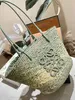 Icare Maxi Tote Bag Designer Bag Women Luxury Handbag Raffias Hand-Embroidered Straw Bag High Quality Beach Bag Large Capacity Totes Shopping Bag Shoulder Bags Purse