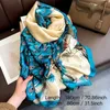 SHAWLS 2024 NIEUW LUXury Brand Silk Scarf Women Animal Print Muffler Shawls Wraps Scarves Hijab Bufanda Foulard Female Bandana 180*90cm D240426