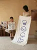 Towel Cotton Gauze 2pcs Face Wash White Bathroom Soft Absorbent Large Bath Cartoon Puppy 3pcs Kids Square Brown