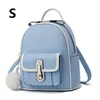 School Bags High Quality Women's Shoulder Bag Large Capacity PU Leather Ladies Backpack Woman Color Tote Women Backpacks