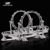 Puzzles 3D Ironstar 3D Metal Puzzle Component Model Roller Coaster Entertainment Installations Original Collection Amusement Park Toy GiftsL2404