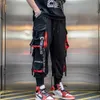 Herenbroek Heren Commodity Pants Casual hiphop Hop Color Pockets Heren Lange broek Street Kleding Ribbon Techwear Sportpantl2404