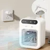 Przenośny wentylator klimatyzator 2 prędkości odparowująca chłodnica z Hciwidifier Personal Cicha do biura w pokoju domu 240422