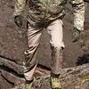 Mäns byxor Multi Pocket Mens Militär Tactical Casual Pants Cargo Pants Outdoor Vandring Traveler Wear-Resistent Training Clothl2404