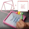 Formar Ny fondant Icing Cookie Stencil Fixing Frames Happy Birthday Sugar Cookies Baking Magnetic Biscuit Stencil Holder Baking Tool