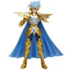 Action Toy Figures Saint Seiya Mythological Costume Ecliptic Belt Action Golden Knight Leo Aiolia Aquarius Camus Cancer Death Mask Model Toyl2403