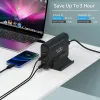 Chargers URVNS 150W 4 Ports USB Charging Station Multiport Laptop Power Adapter GaN PD USB C Fast Charger for MacBook Pro, iPhone, Pixel