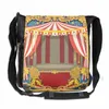 Rugzak grappige grafische afdruk carnaval circus vintage usb charm lading heren schooltassen dames tas reis laptop