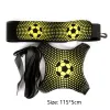 Fotbollsjusterbar fotboll Bollfärdighetsträning Jongleband Solo Practice Auxiliary Circling Elastic Belt Football Kick Trainer Equipment