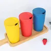 Mokken snoepkleur tarwe stro reis water drink mok draagbaar herbruikbare melk koffiebier voor feest bar outdoor camp picnic tumbler