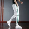 Men's Pants Mens casual pants summer thin ice silk quick drying classic cotton ultra-thin fit for sale long wrinkle pockets new mens loose and looseL2404