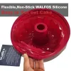 Molds Walfos Food Grade Siliconen Mousse Mold groot formaat Siliconen Boter Cake Mold Bakeware Cake Pan Brood Paschin Baking Mold