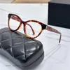 Luxury Sunglasses Reading Glasses Designer Men Women Chanells 1 1 Quality Cat Eye Pearl Glasses For Daily Wear 3440-H Women Read Glasses