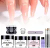 Nail Art Kits Gel Pools Set Kit Acrylpoeder en vloeistof met borstelnagels Decoratie -extensie MANICURE Tools6806900