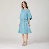 Maternity Dresses Emotion Moms Pregnant Womens Dress Invisible Breastfeeding Clothing Loose Hat Soft Elastic Elegant Care Q240427