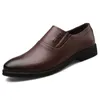 Casual Shoes Men Leather Business Attire Spring And Autumn Leisure Breathable Soft Sole