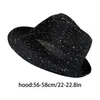 Berets Sequins adultes Fedoras Hat respirant mardi gras gentleman carnaval fête des rassemblements décontractés élégants