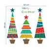 Wall Stickers Merry Christmas Tree Star Home Decals Living Room Decorations DIY PVC Festival Window