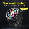 Watches 2023 NEW 4300mAh Big Battery 6G RAM 128G Android 11 Z40 4G Net Dual System Chip Smart Watch GPS WiFi 8MP Camera Men Smartwatch