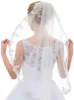 Gioielli per i peli da sposa velo da sposa in pizzo a strato singolo con velo corto di tiara da sposa a pettine con accessori nuziali di strass