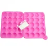 Stampi da 20 buchi per torta in silicone pop stampo lollipop maker cottura stampo stampo chi cioccolato bar stampo accessori per la cucina di decorazione