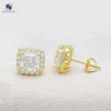 moissanite jewelry stud earring pass diamond tester ear studs manufacturer and wholesaler for men women